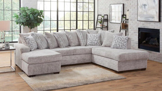 Galactic Oyster Double Chaise Sectional