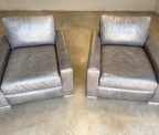 Restoration Hardware Maxwell Leather Chairs