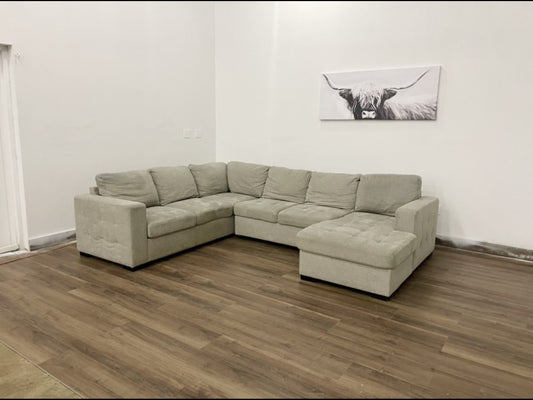 Light Gray Sleeper Sectional