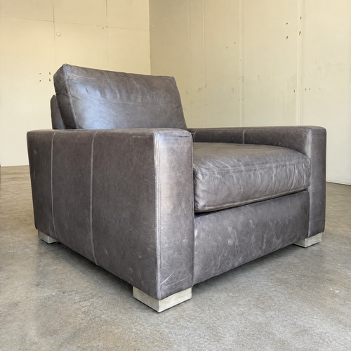 Restoration Hardware Maxwell Leather Chairs