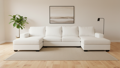 Pottery Barn Leather Sectional Couch